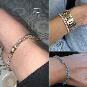 MONÉ "Velouria" Tennis Bracelet